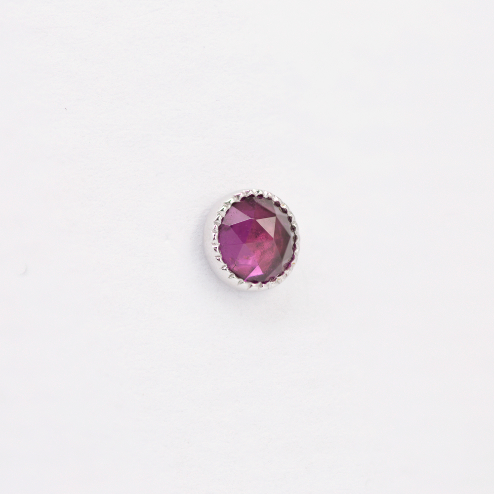 Grisant Cab tops with rose cut stone