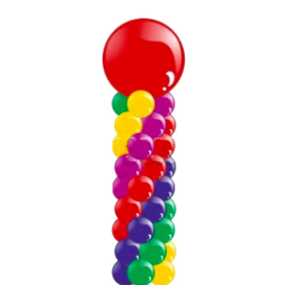 shop-shariki.ru колонна из шаров с большим шаром