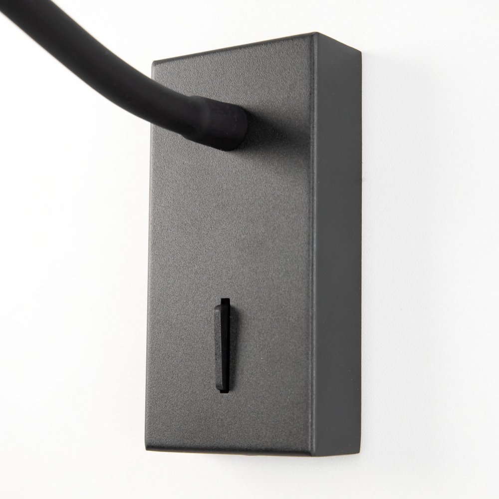 Citilux Декарт CL704361 LED Светильник гибкий с выключателем Чёрный