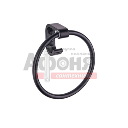 5504/L Полотенцедержатель "Кольцо" (черный)