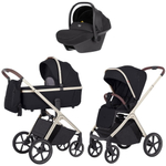 Коляска Carrello Vector CRL-6550 Nova DK791 Black Line 3 в 1 Pearl Black