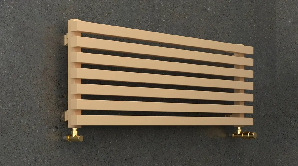 Горизонтальные дизайн-радиаторы QUADRUM 1580мм с нижним подключением