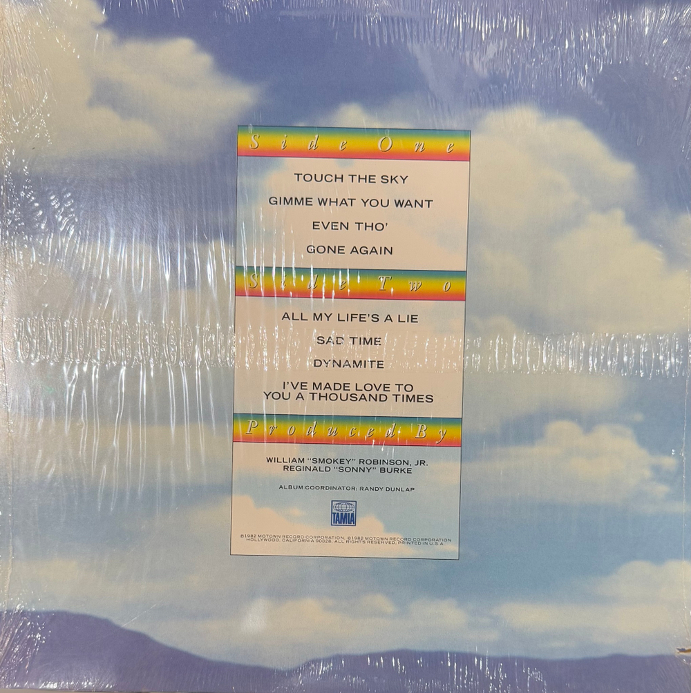 Виниловая пластинка Smokey Robinson ‎– Touch The Sky LP