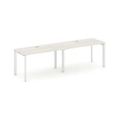 Style Project Рабочая станция односторонняя SN-59P.ORS-024 Дуб Наварра/Металл Белый/Белый Заглушка 3