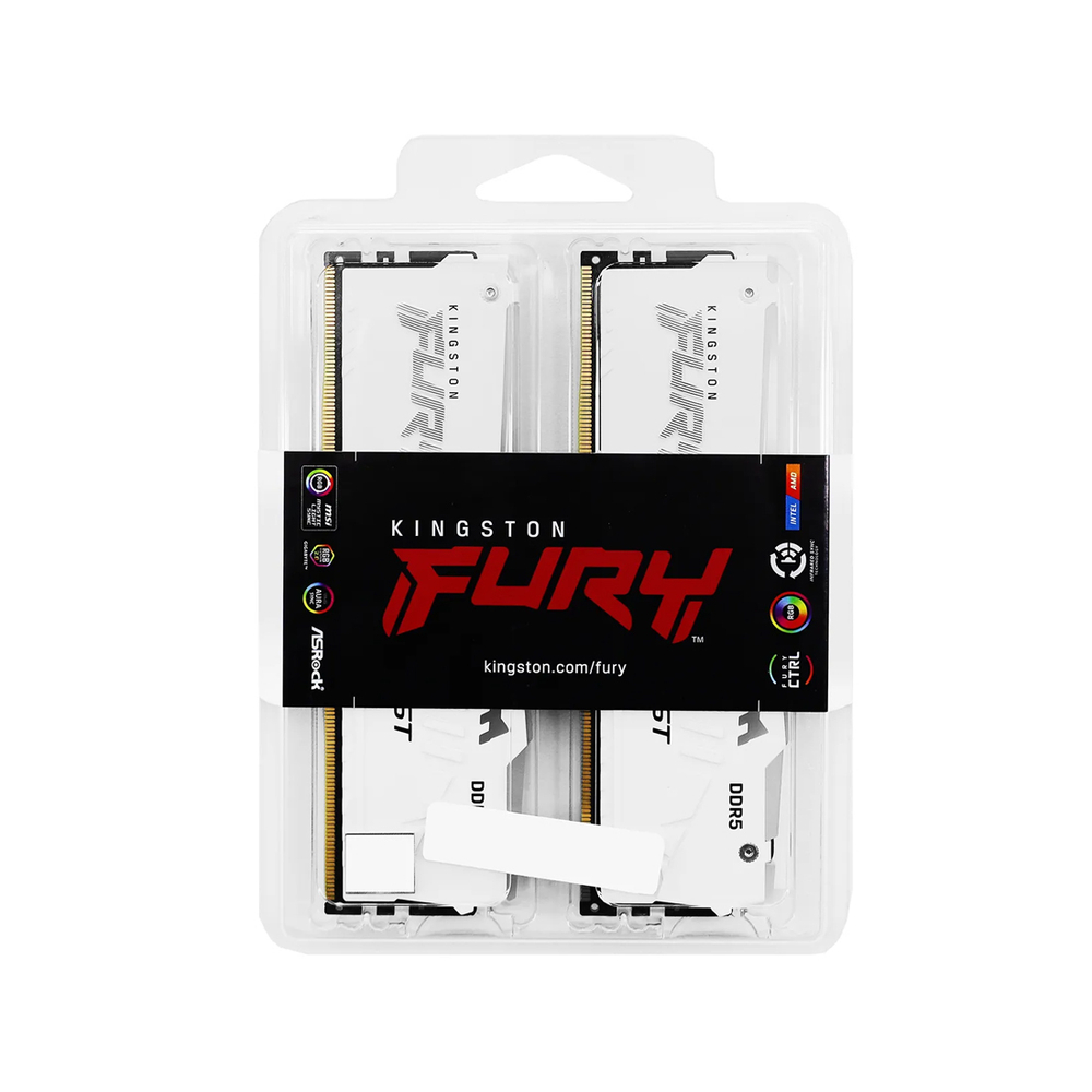 Комплект модулей памяти Kingston FURY Beast KF560C36BWEAK2-64 DDR5 64GB (Kit 2x32GB) 6000MHz