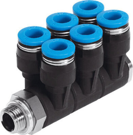 QSLV6-G1/8-6 Коллектор разводной многосекционный