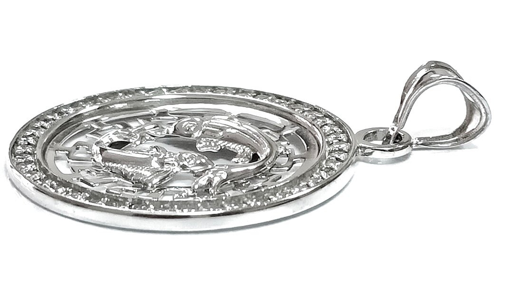 Ювелирная подвеска из серебра "Рыбы"