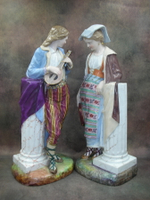 Статуэтка. Фарфор. Музыканты пара. Limoges. Франция
