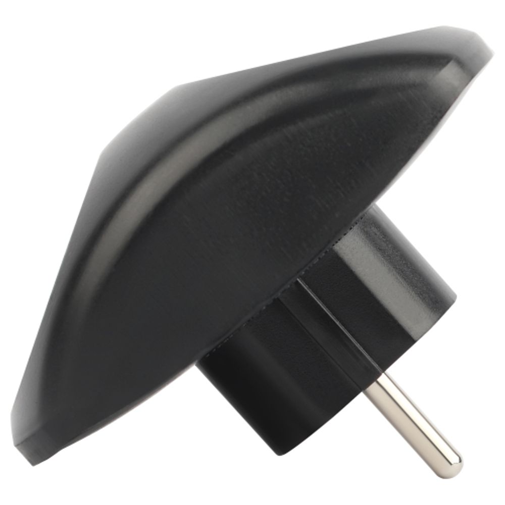 Разветвитель электрический ЭРА SPx-2-B на 2 розетки без заземления 10А черный