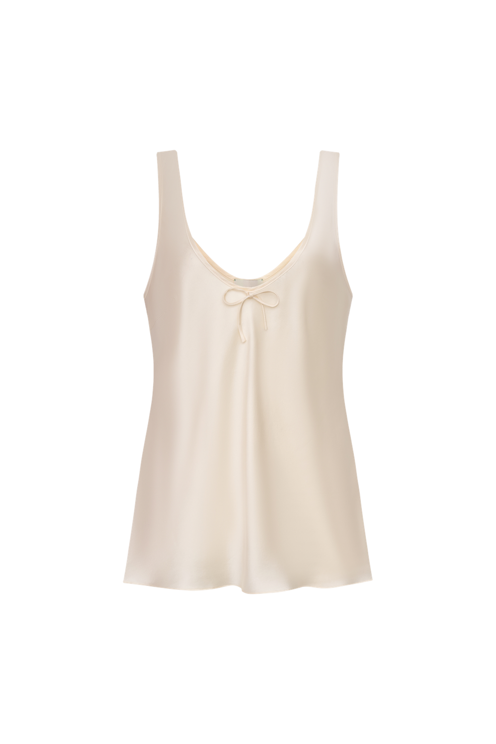 Топ шелковый (В рамках приличия), молочный