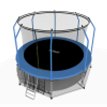Батут i-Jump Elegant 12ft blue