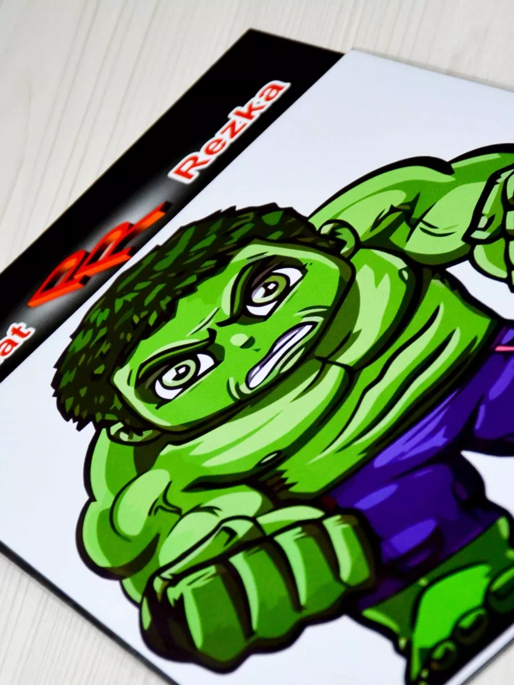 Наклейка - силач