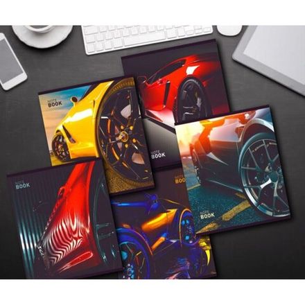 Тетрадь 48л, А5, клетка, ПЗБМ Драйв, УФ-лак