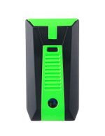 Зажигалка сигарная Colibri Slide (двойное пламя), черно-зеленая