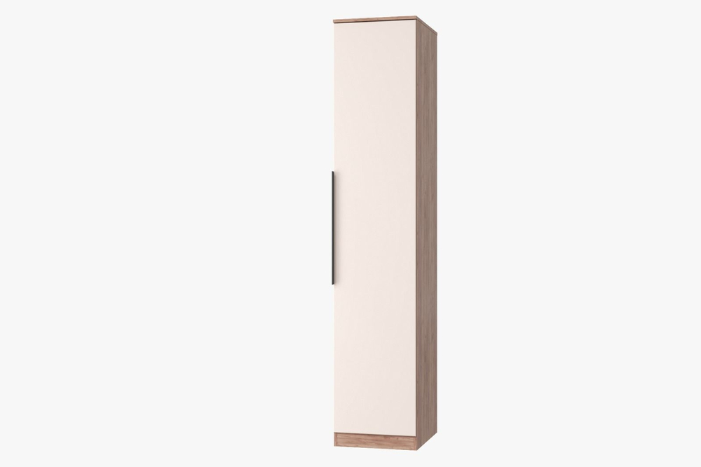 Шкаф-пенал с полками Бежевый/Коричневый 45х58х227 см