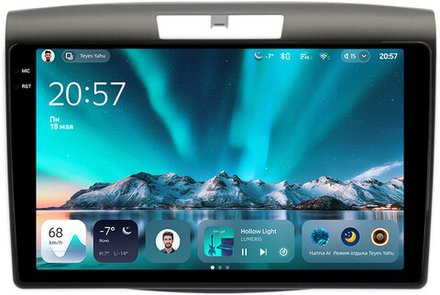 Магнитола для Honda CR-V 4 2012-2016 (маленькая рамка) - Teyes CC4 монитор 9.2" 2K QLED на Android 14, Snapdragon 680, DSP, CarPlay, 4G SIM-слот