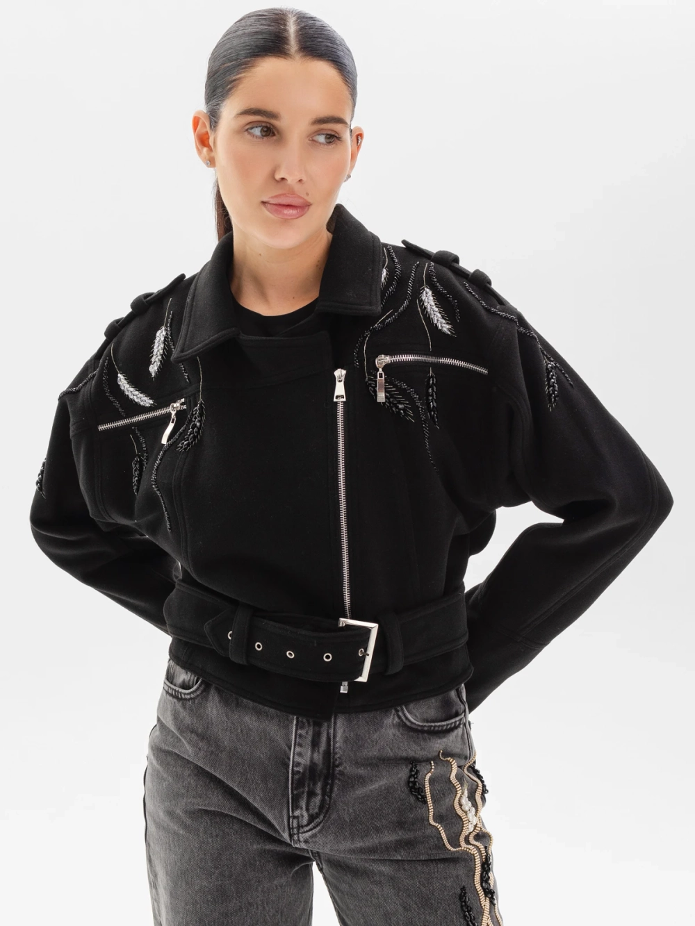 Косуха кашемировая WHEAT, черный