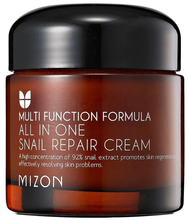 Mizon All in one snail repair cream Крем для лица с экстрактом улитки, 75 мл