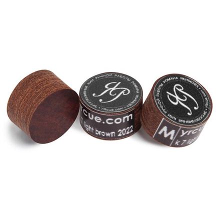 Наклейка для кия Р. Якимова Mk 7 Light Brown ø13,5мм Medium в индивидуальной упаковке 1шт.