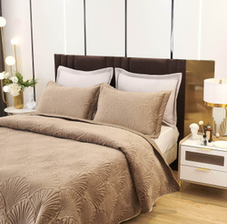 Покрывало 240x260 Sofi De MarkO Ариэль коричневое