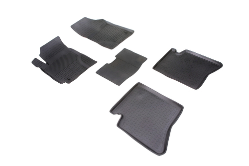 Резиновые коврики с высоким бортом для Geely MK 2008-2015 Seintex.85286