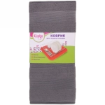 Коврик для сушки посуды 38*50см «Полоски» серый