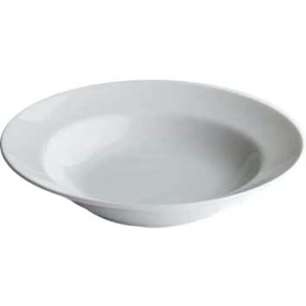 Тарелка фарфоровая глубокая 20см 230мл «Идиллия» Белье