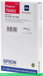 Картридж Epson T04A3 WF-C8190/WF-C8690 XXL Magenta (C13T04A340)