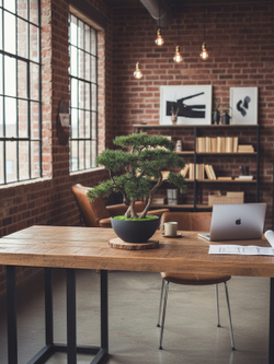 Искусственный Бонсай Сосна пушистая 55см