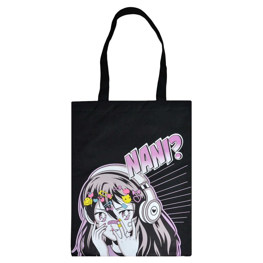 Сумка-шоппер 35x45см. полиэстер, циф.печать, 1отд."Манга" (Феникс+)