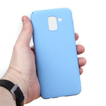 Панель матовая Soft Touch для Samsung Galaxy J6 (2018), 010659 Светло-серый