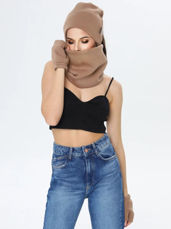 Снуд унисекс из футера с начесом