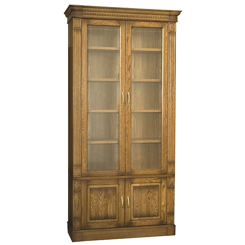 ВЕРДИ ЛЮКС Шкаф книжный 2-дверный П523.Н3