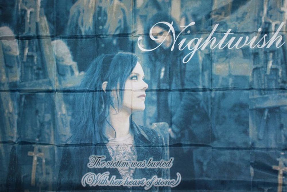 Флаг Nightwish &quot; The victim was buried (With her heart of stone) &quot;