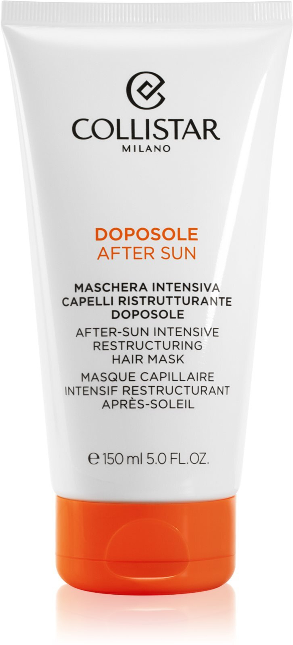 Collistar Special Hair In The Sun After-Sun Intensive Restructuring Hair Mask - маска для волос, подвергшихся вредному воздействию солнечных лучей /   150  ml  / GTIN 8015150260572