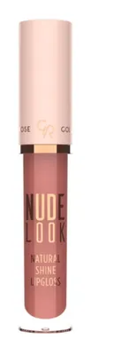 Блеск для губ Nude Look Natural Shine Lipgloss Golden Rose 04 peachy nude