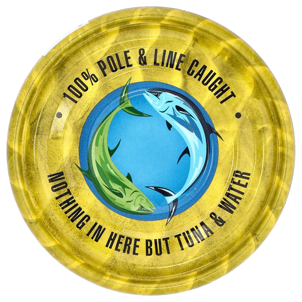 Sustainable Seas, Кусочки светлого тунца в воде, без добавления соли, 142 г (5 унций)
