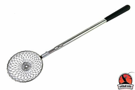 Черпак телескопический с сеточкой HIGASHI ice telescopic scoop 11cm