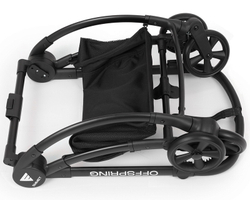 Детская прогулочная коляска Emmet Offspring OFS-01 Чёрный / (Black)