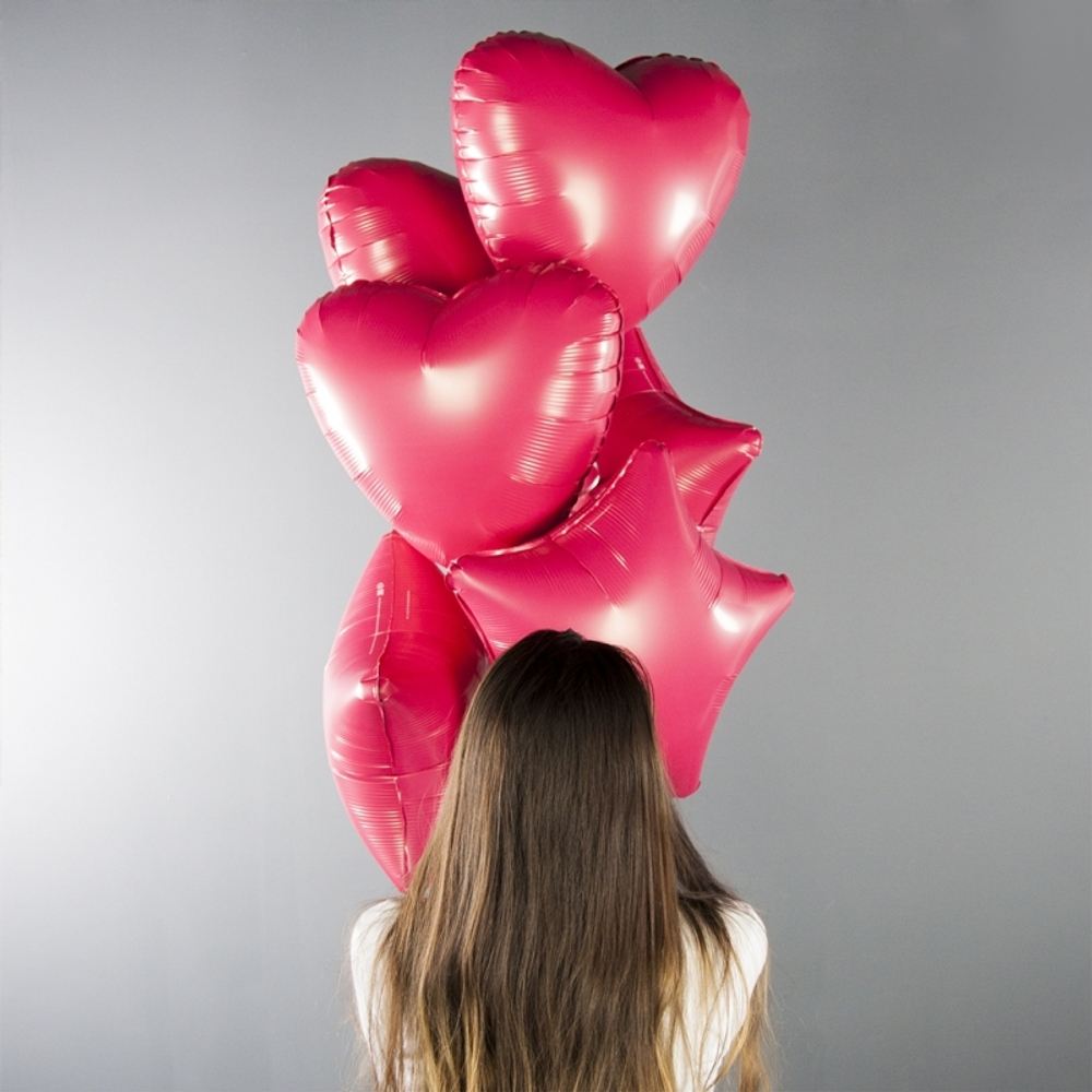 Звезда 19" Малиновый Viva Magenta сатин Agura