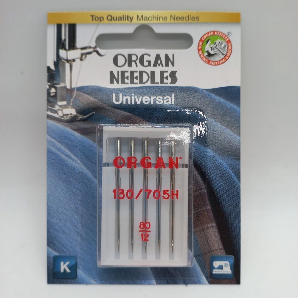 Иглы ORGAN универсальные 80/12