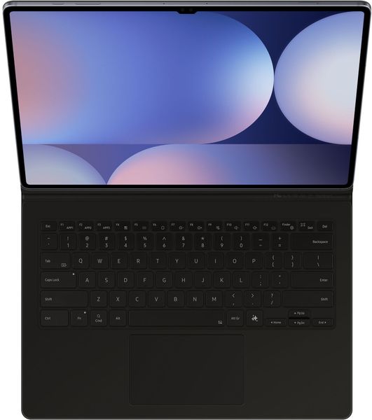 Чехол-клавиатура с тачпадом и клавишей AI для Galaxy Tab S10 Ultra, Tab S9 Ultra, Черный | Black
