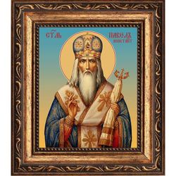 Павел I, патриарх Константинопольский, священномученик. Икона на холсте.