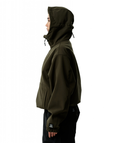 Куртка THE BAD FRIENDS Softshell короткая хаки