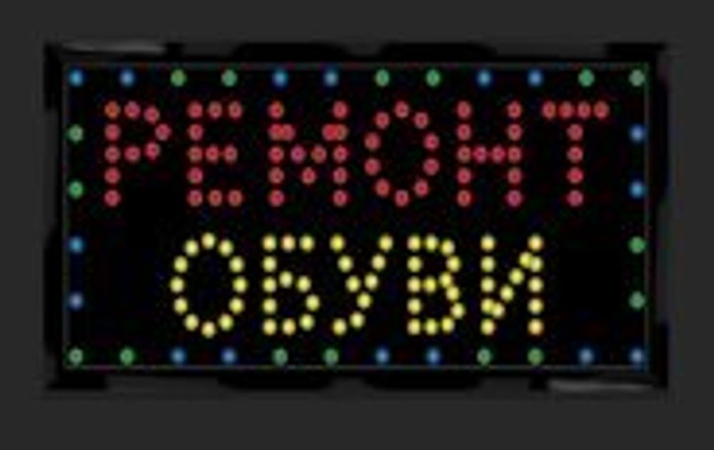Табличка / Вывеска рекламная светодиодная LED &quot;ремонт обувь&quot; APT:14495