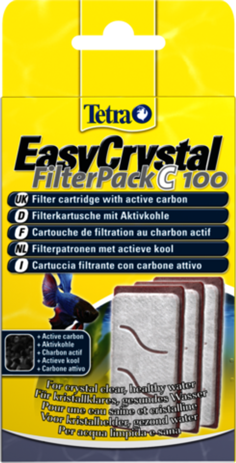 Tetra EasyCrystal FilterPack C 100 Фильтрующий картридж c углем