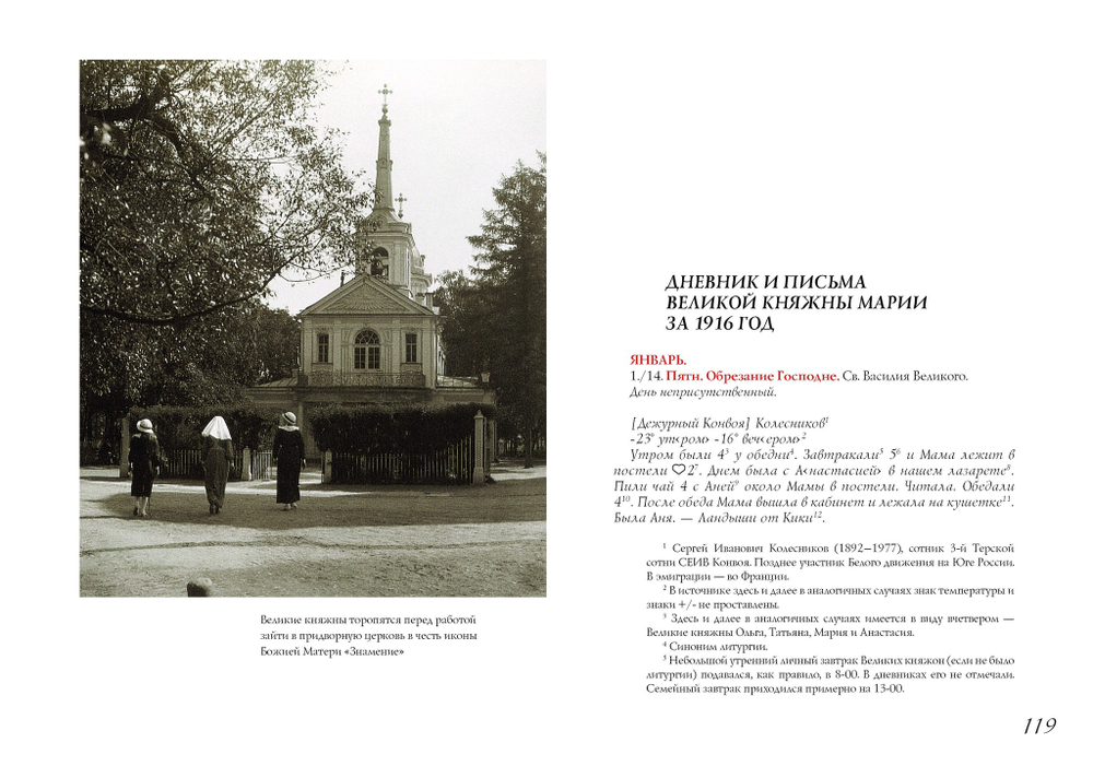 Дневник и письма Великой княжны Марии за 1916 год