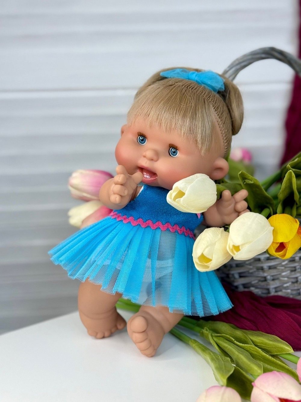 Пупс Nines 26см PEPOTE с закрывающими глазками (N804A1)