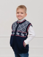 Жилет вязаный