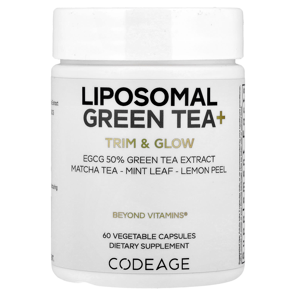 Codeage, Liposomal Green Tea +, 60 растительных капсул
